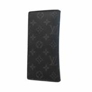 Pre-owned Fabric wallets Louis Vuitton Vintage , Black , Heren