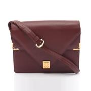 Pre-owned Leather shoulder-bags Cartier Vintage , Brown , Dames