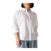 Witte Emma Blouse Veelzijdige Stijl Ibana , White , Dames