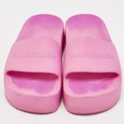 Pre-owned Rubber sandals Balenciaga Vintage , Pink , Dames