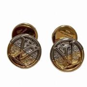 Pre-owned Silver earrings Louis Vuitton Vintage , Yellow , Dames