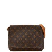 Pre-owned Leather louis-vuitton-bags Louis Vuitton Vintage , Brown , D...