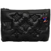 Pre-owned Leather louis-vuitton-bags Louis Vuitton Vintage , Black , D...