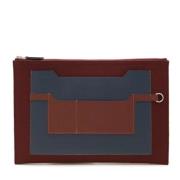 Pre-owned Canvas clutches Hermès Vintage , Brown , Heren