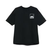 Zwarte Crew Neck Korte Mouw T-shirt Rhude , Black , Heren