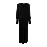 Maxi Jurk Rotate Birger Christensen , Black , Dames