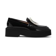 Hoge Metalen Loafer in Zwart Roger Vivier , Black , Dames