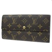 Pre-owned Canvas wallets Louis Vuitton Vintage , Brown , Unisex