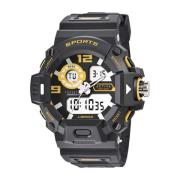 Activa X Digitaal Heren Quartz Horloge Invicta Watches , Black , Heren