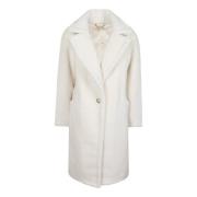 Imitatiebont Bone Jas Knoopsluiting Michael Kors , White , Dames