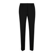 Slim Fit Wol Zakelijke Broek Windsor , Black , Dames