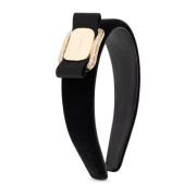 Fluwelen hoofdband Salvatore Ferragamo , Black , Dames