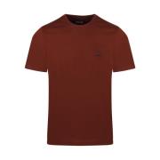 Sable Logo Patch T-Shirt C.p. Company , Brown , Heren