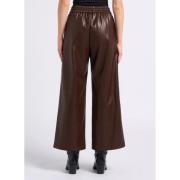 Wijde Pijp Choco Broek Suncoo , Brown , Dames