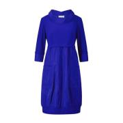 Elegante Midi Jurk met Zakken Joseph Ribkoff , Blue , Dames