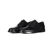 Elegante Leren Veterschoenen Tod's , Black , Heren