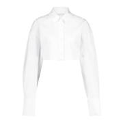 Crop Blouse Patrizia Pepe , White , Dames