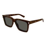 Havana Grijs Zonnebril SL 610/F Saint Laurent , Brown , Unisex