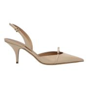 Lage Hak Pumps Gylla Salvatore Ferragamo , Beige , Dames