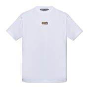 T-shirt met logo Versace Jeans Couture , White , Heren