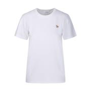 Baby Fox Patch T-shirt Maison Kitsuné , White , Dames