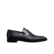 Handgemaakte Blake Constructie Leren Mocassin Berluti , Black , Heren