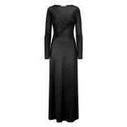 Elegante Maxi Jurk Ewelio Nicowa , Black , Dames