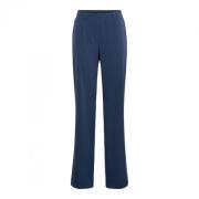 Wijde Broek - Zomerse Stijl &Co Woman , Blue , Dames