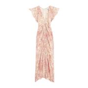 Roze Zijden Jurk Isabel Marant , Multicolor , Dames