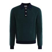 Mini Wave Polo Shirt Casablanca , Green , Heren