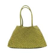 Groene leren handtas voor vrouwen Dragon Diffusion , Green , Dames