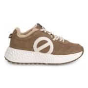 Beige Sneakers voor een stijlvolle look No Name , Beige , Dames