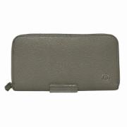 Pre-owned Leather wallets Bvlgari Vintage , Gray , Dames