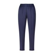 Broek met satijneffect Rosso35 , Blue , Dames