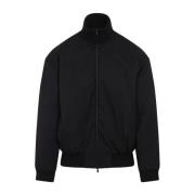 Zwarte High Neck Bomber Jas Fear Of God , Black , Heren