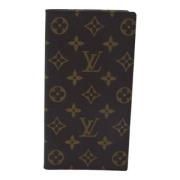 Pre-owned Canvas wallets Louis Vuitton Vintage , Brown , Dames