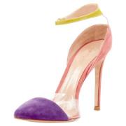 Pre-owned Plastic heels Gianvito Rossi Pre-owned , Purple , Dames