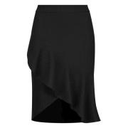 Elegante Ruches Rok Lowiana Nicowa , Black , Dames