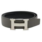 Pre-owned Leather belts Hermès Vintage , Black , Heren