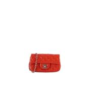 Pre-owned Leather shoulder-bags Chanel Vintage , Red , Dames