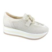 Klassieke Mocassin Schoenen Softwaves , Beige , Dames