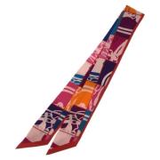 Pre-owned Canvas scarves Hermès Vintage , Multicolor , Dames