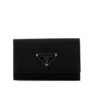 Pre-owned Nylon key-holders Prada Vintage , Black , Dames