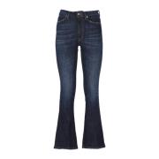 Stijlvolle Boot-Cut Jeans Blauw Dondup , Blue , Dames