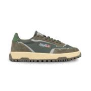 Sneakers met maxi zool in khaki tinten Autry , Green , Heren