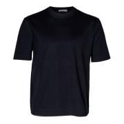 Klassieke Crewneck Katoenen T-shirt Lichtgewicht Paolo Pecora , Black ...