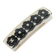 Pre-owned Canvas hair-accessories Chanel Vintage , White , Dames