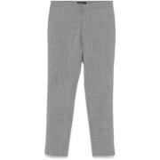 Grijze Broek met Diamantdetail Fabiana Filippi , Gray , Dames