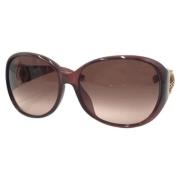 Pre-owned Glass sunglasses Gucci Vintage , Brown , Dames