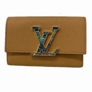 Pre-owned Leather wallets Louis Vuitton Vintage , Brown , Dames